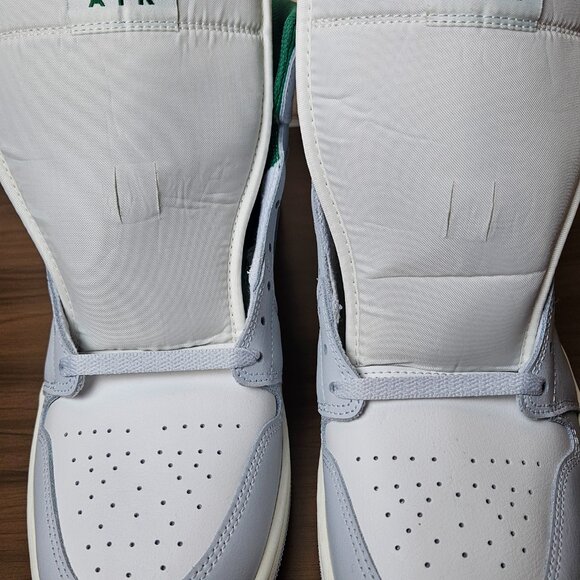 Air Jordan 1 Mid Summit White Lucky Green- Size 13 NWOB main image 11
